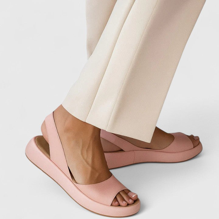 Summer Open Toe High Heel Slingback Sandals