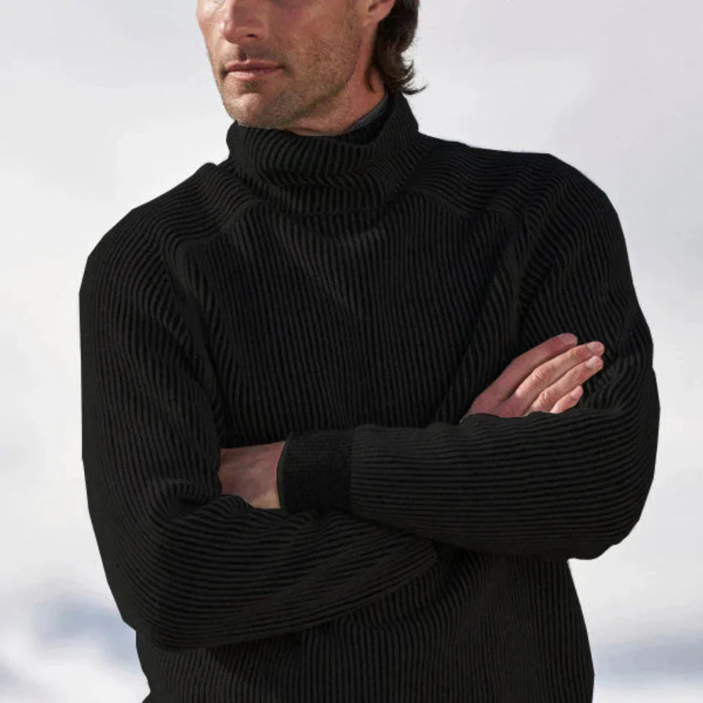Men's Turtleneck Sweater Thermal Winter
