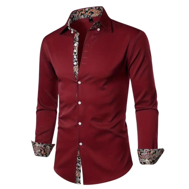 Men's Paisley Accent Shirt