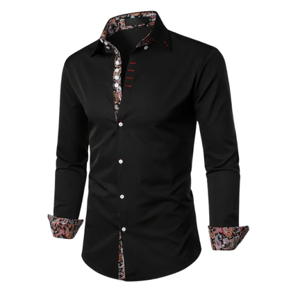 Men's Paisley Accent Dress Shirt