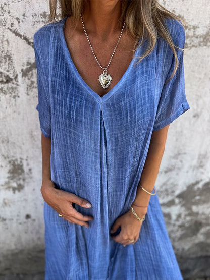 Women's Maxi Dress Flowy Garnet Cocktail