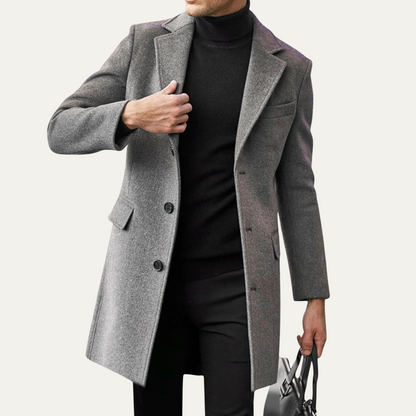 Men's Long Winter Coat Casual