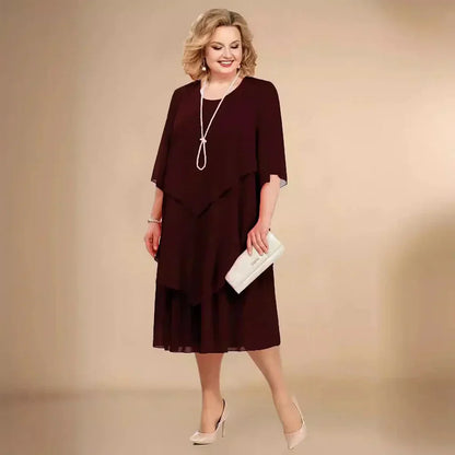 Elegant Women's Chiffon Dress