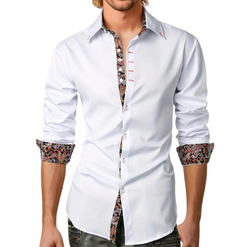 Men's Paisley Accent Shirt