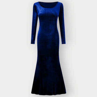 Women's Velvet Evening Gown