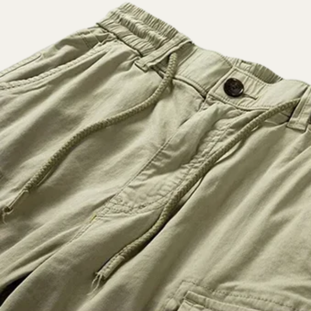 Men's Cargo Shorts Durable Cotton Khaki