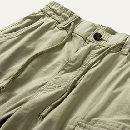 Men's Cargo Shorts Durable Cotton Khaki