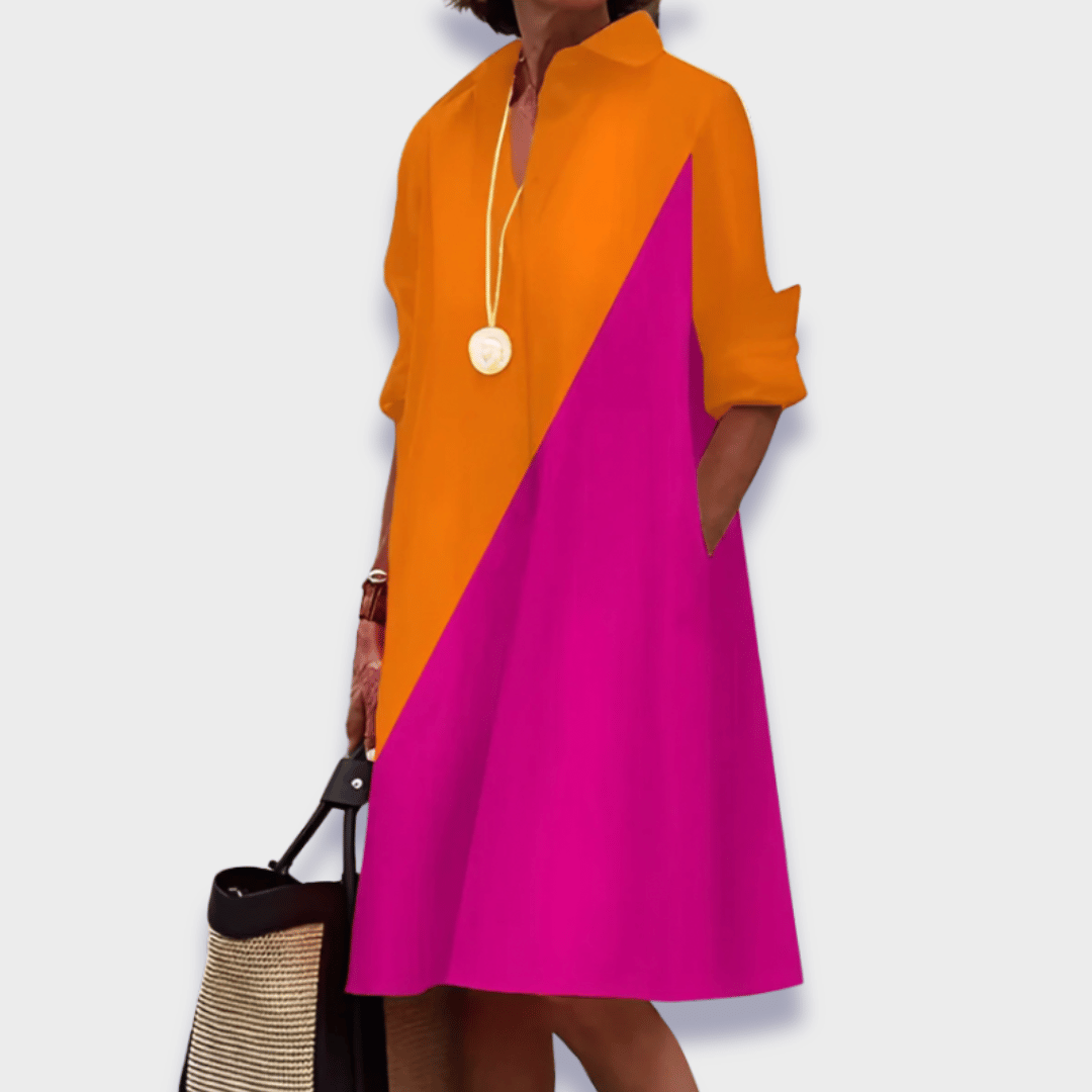 Elegant Women's Midi Polo Dress