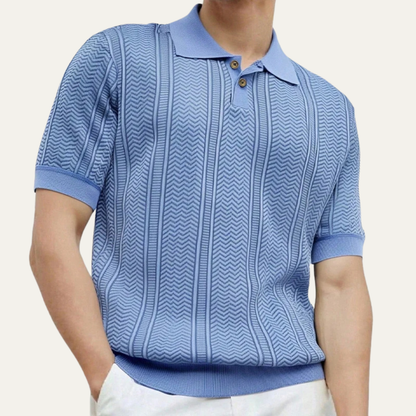 Men's Breathable Polo Shirt Knit