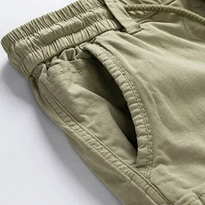 Men's Cargo Shorts Durable Cotton Khaki
