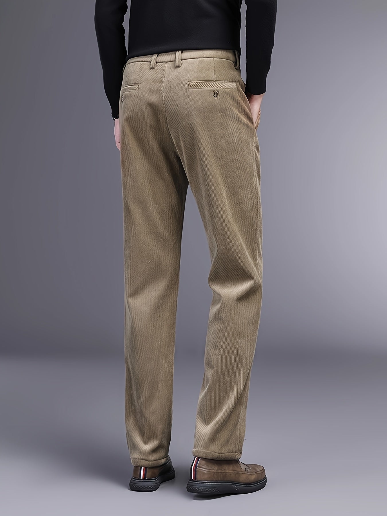 Rugged Textured Cord Pants