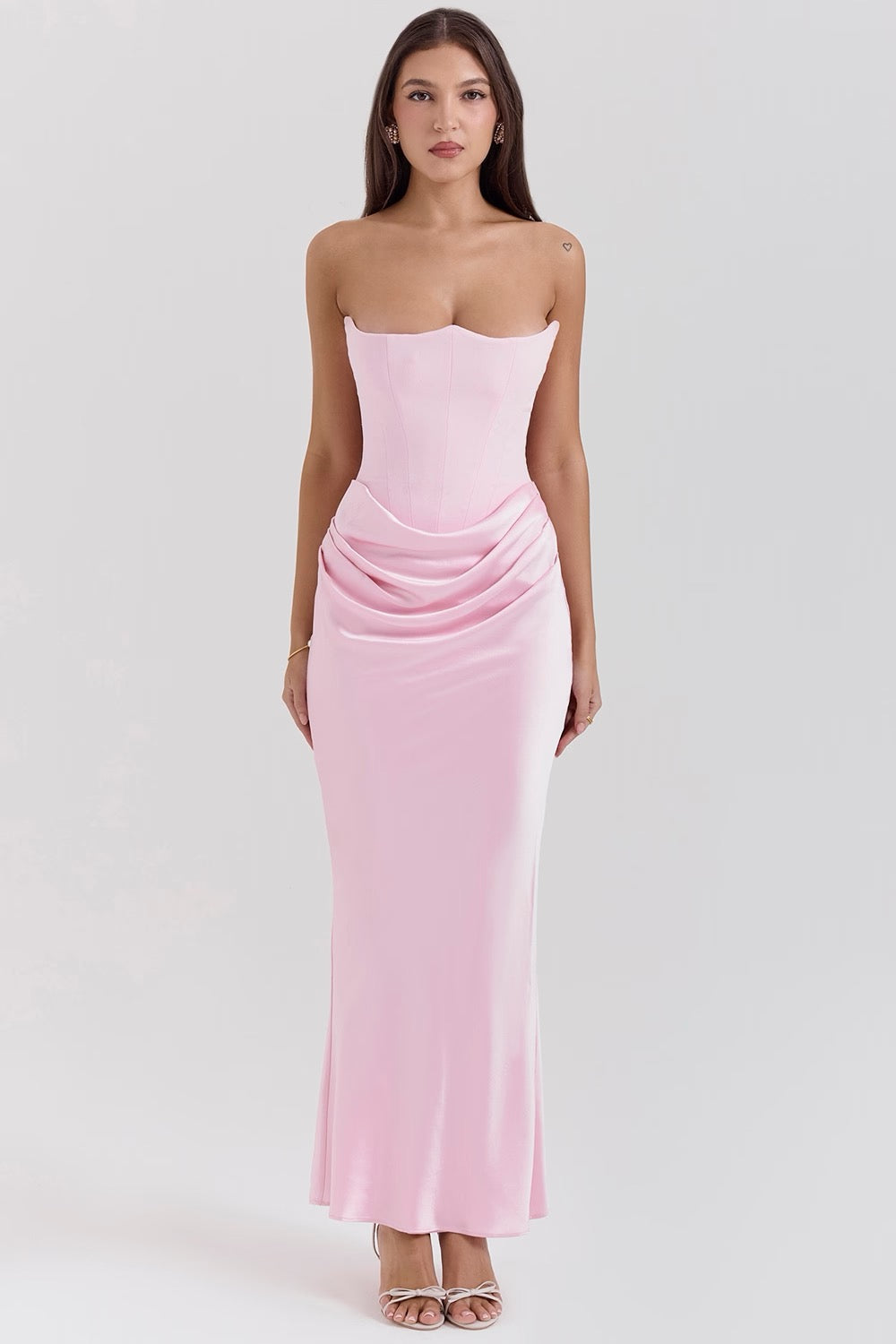 Elegant Lace Off Shoulder Formal Evening Dress