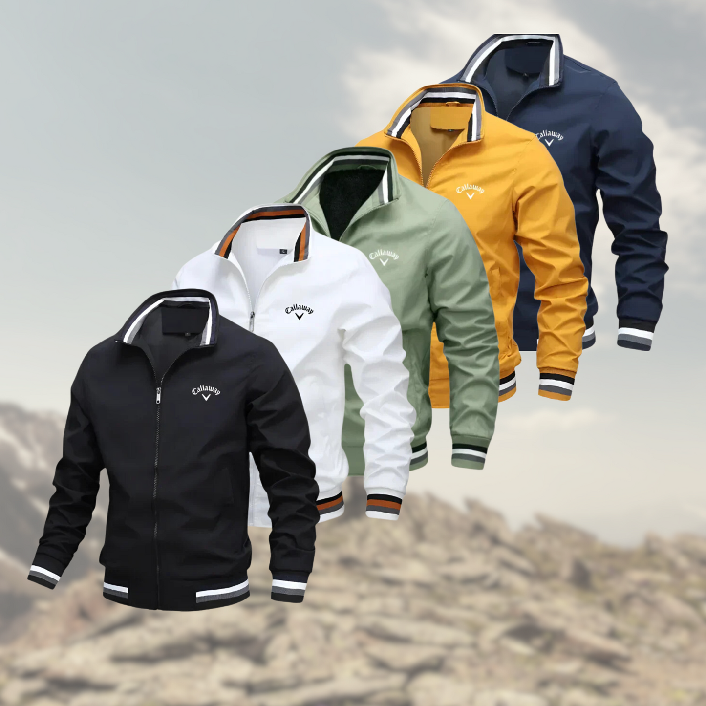 Callaway Mens Casual Zip Jacket