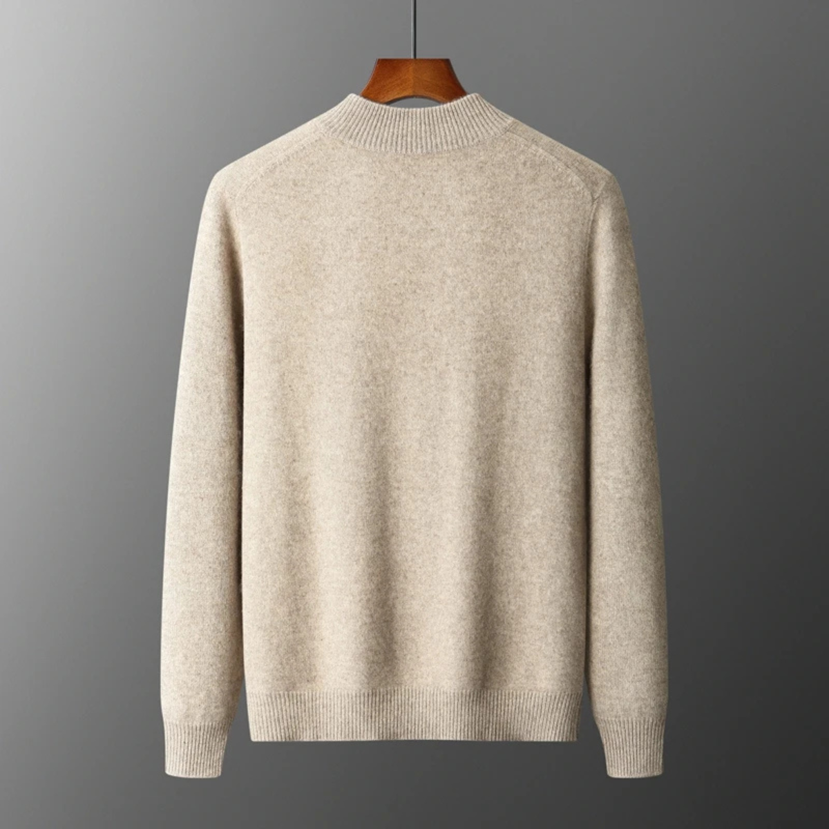 Men's Soft Wool Zip Cardigan