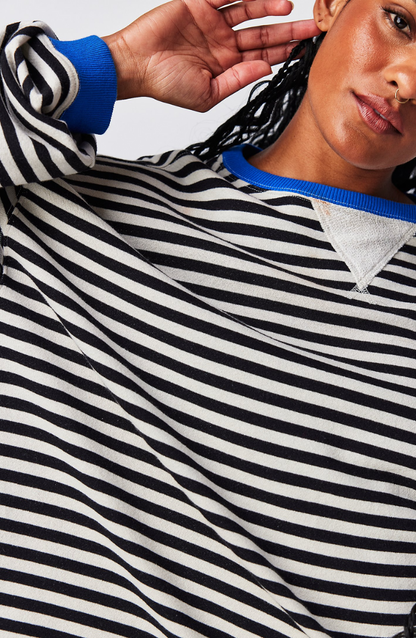 Women's Striped Oversized Sweater