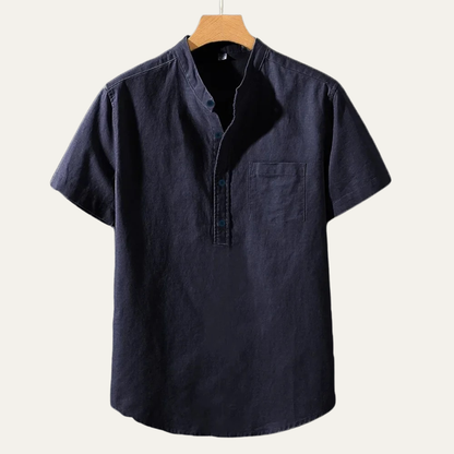 Men's Cotton Linen Shirt Breathable
