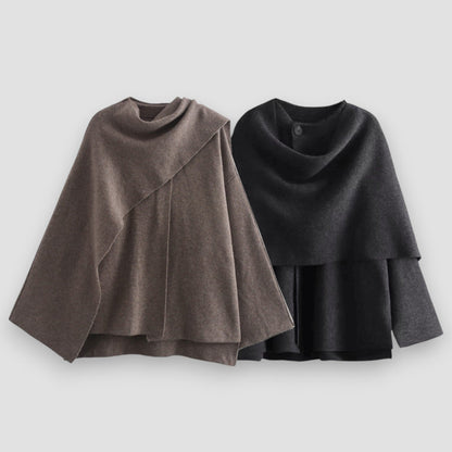 Women's Casual Cape Coat