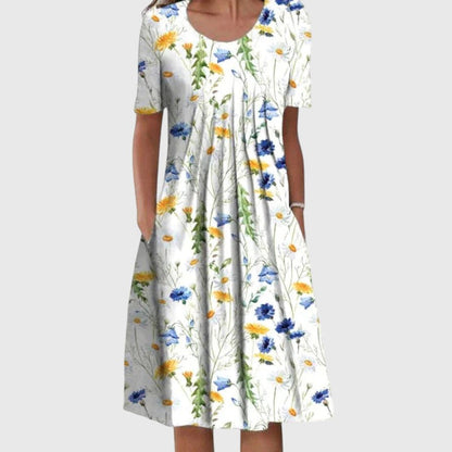 Vibrant Casual Summer Dress