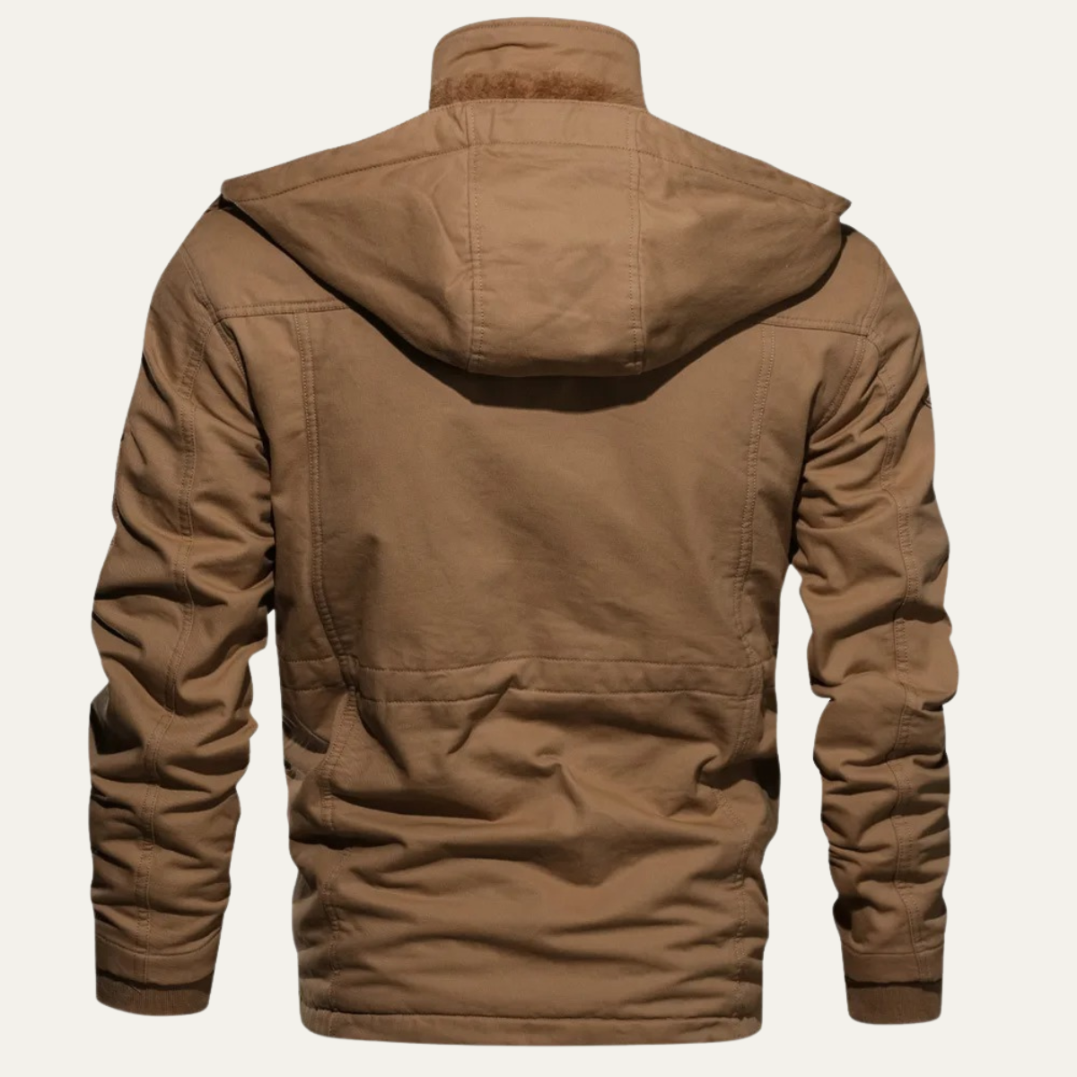 Fenwick Men's Hooded Winter Jacket Thick Plush Lining