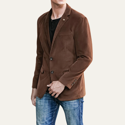 Ridgewell Men's Corduroy Blazer Elbow Patches