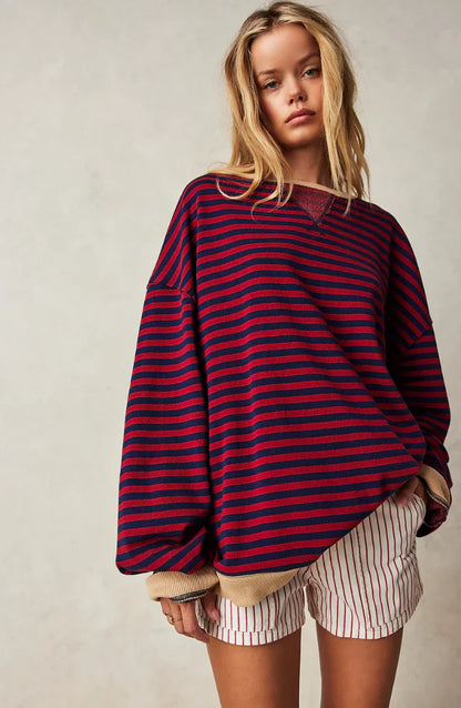 Women's Striped Sweater Casual Everyday Wear
