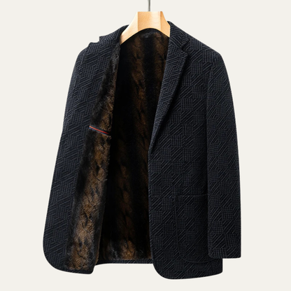 Men's Fleece Lined Winter Blazer