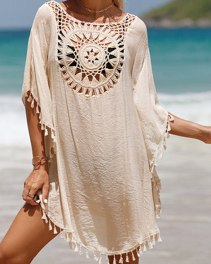 Bohemian Beach Cover Up Dress
