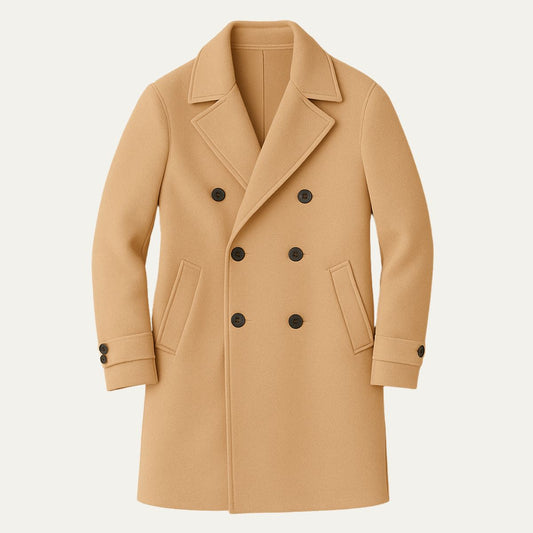 Men's Casual Trench Coat - VibreMode