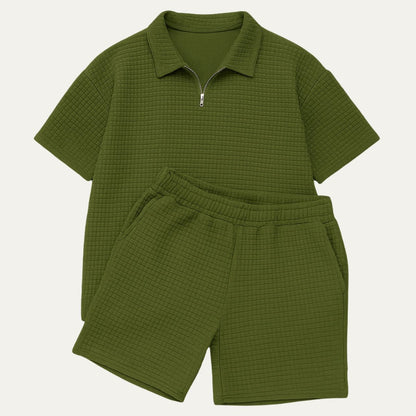 Men's Polo Shorts Set