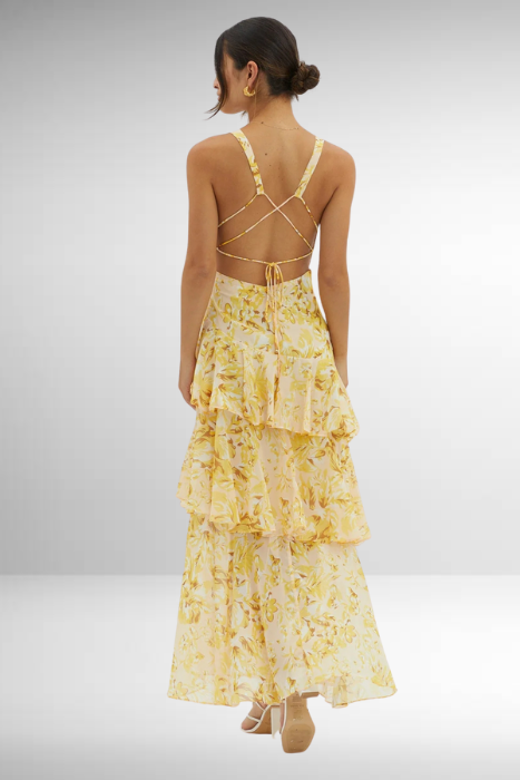 Women's Sleeveless Maxi Dress Flowing Skirt