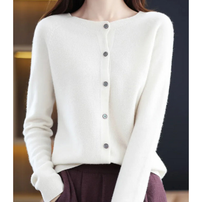 Lightweight Ladies Open Front Sweater