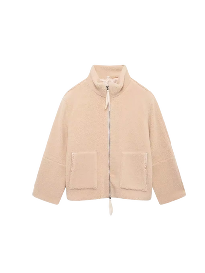 Cozy Large Sherpa Fleece Winter Coat