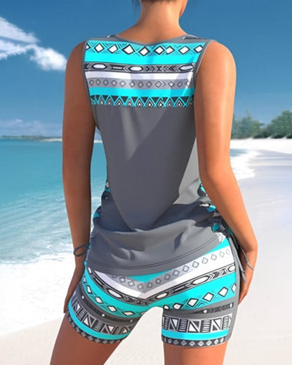 Women's Tankini Swimsuit White