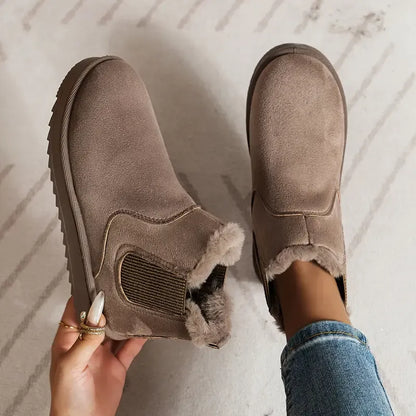 Women's Solid Color Ankle Boots