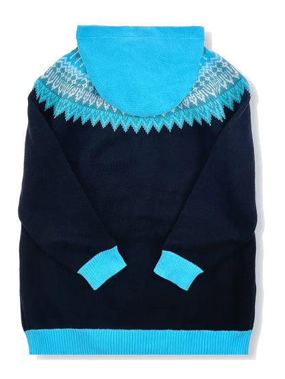 Relaxed Fit Hoodie Sweater Cardigan