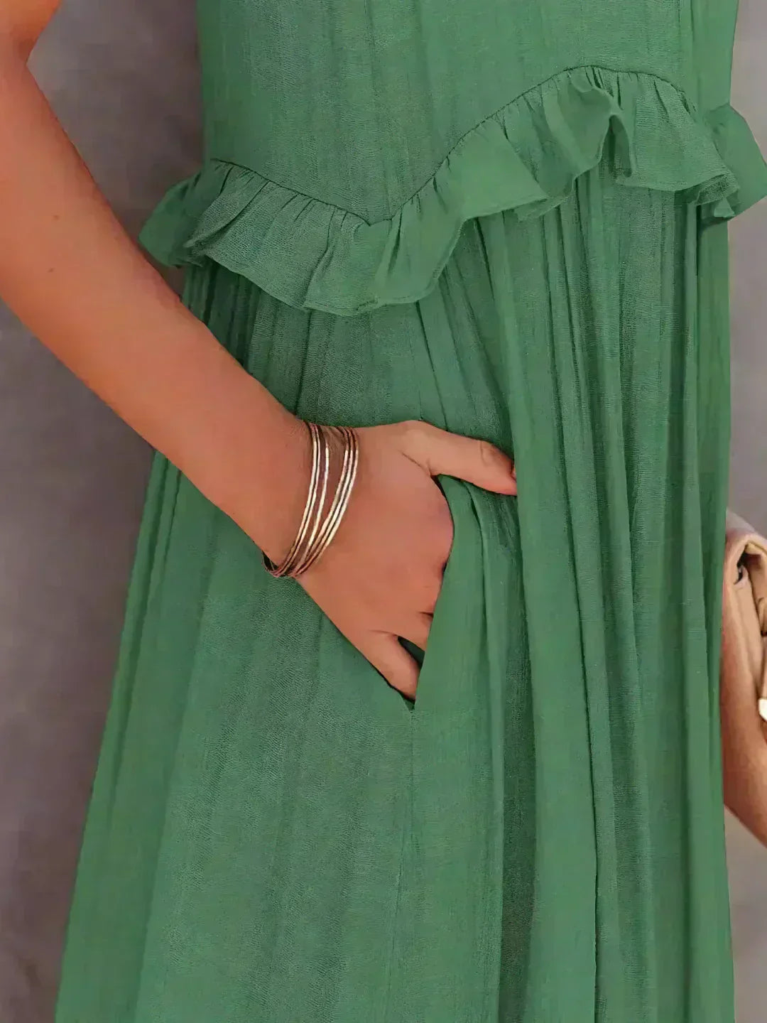 Women's Maxi Dress Ruffle Detailing