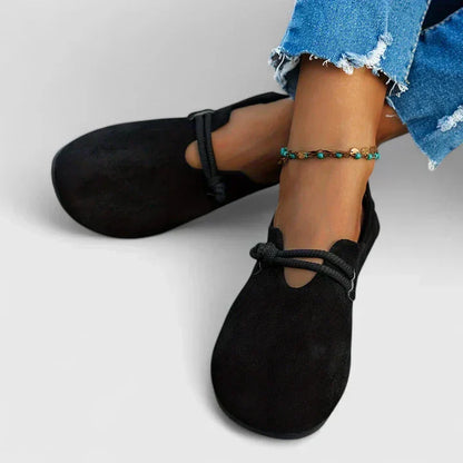 Women's Flat Slip-On Loafers Rounded Toe