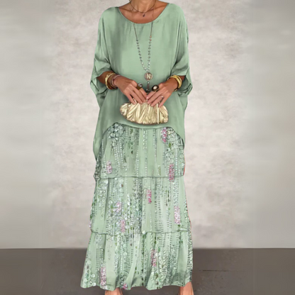 Elegant Women's Long Flowing Dress