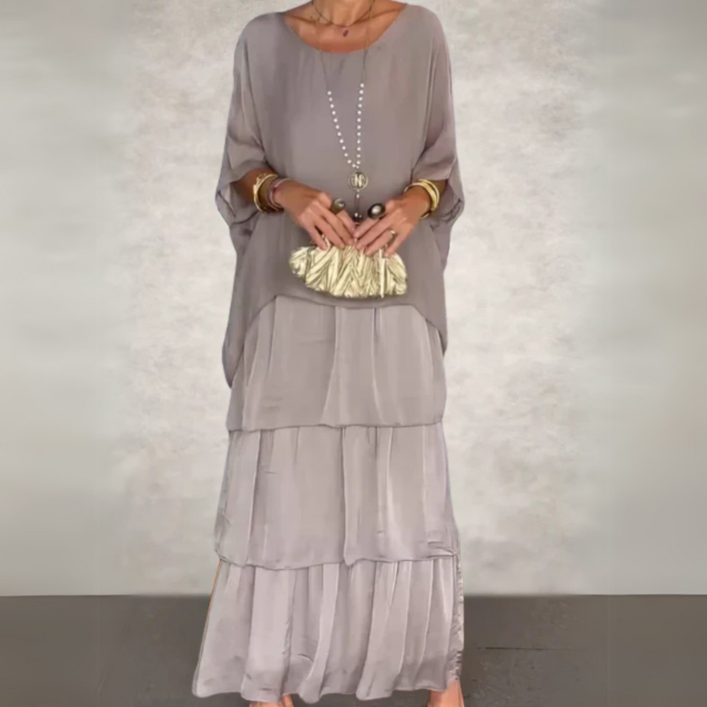 Elegant Women's Long Flowing Dress