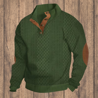 Retro Style Warm Pullover Sweater - VibreMode