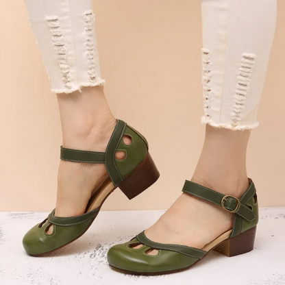 Women's Mary Jane Shoes Closed Toe Block Heel