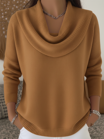 Women's Cowl Collar Sweater