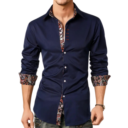 Men's Paisley Accent Shirt