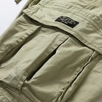 Men's Cargo Shorts Durable Cotton Khaki