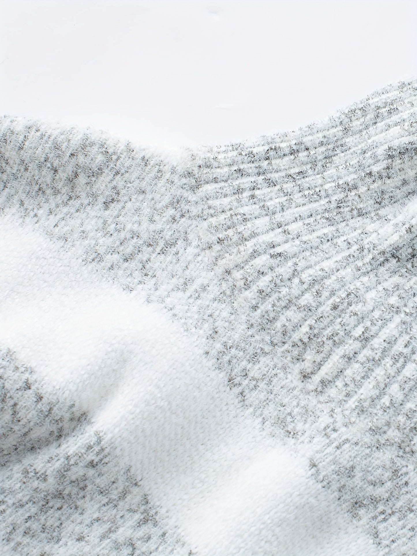 Women's Striped Turtleneck Sweater Soft