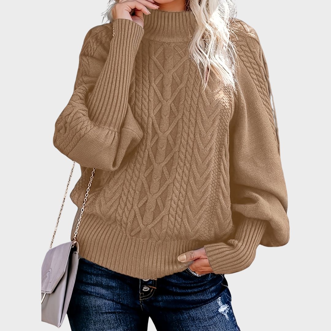 Women's Casual Long Sleeve Sweater - VibreMode