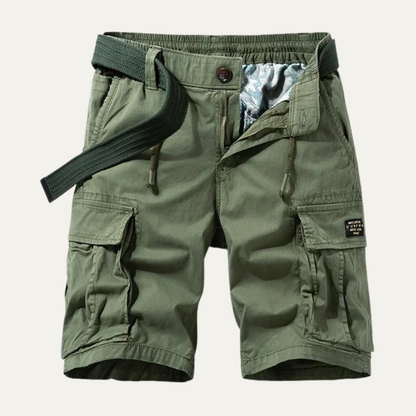 Men's Cargo Shorts Durable Cotton Khaki