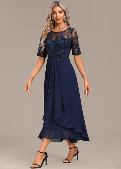 Women's Layered Midi Dress Skirt