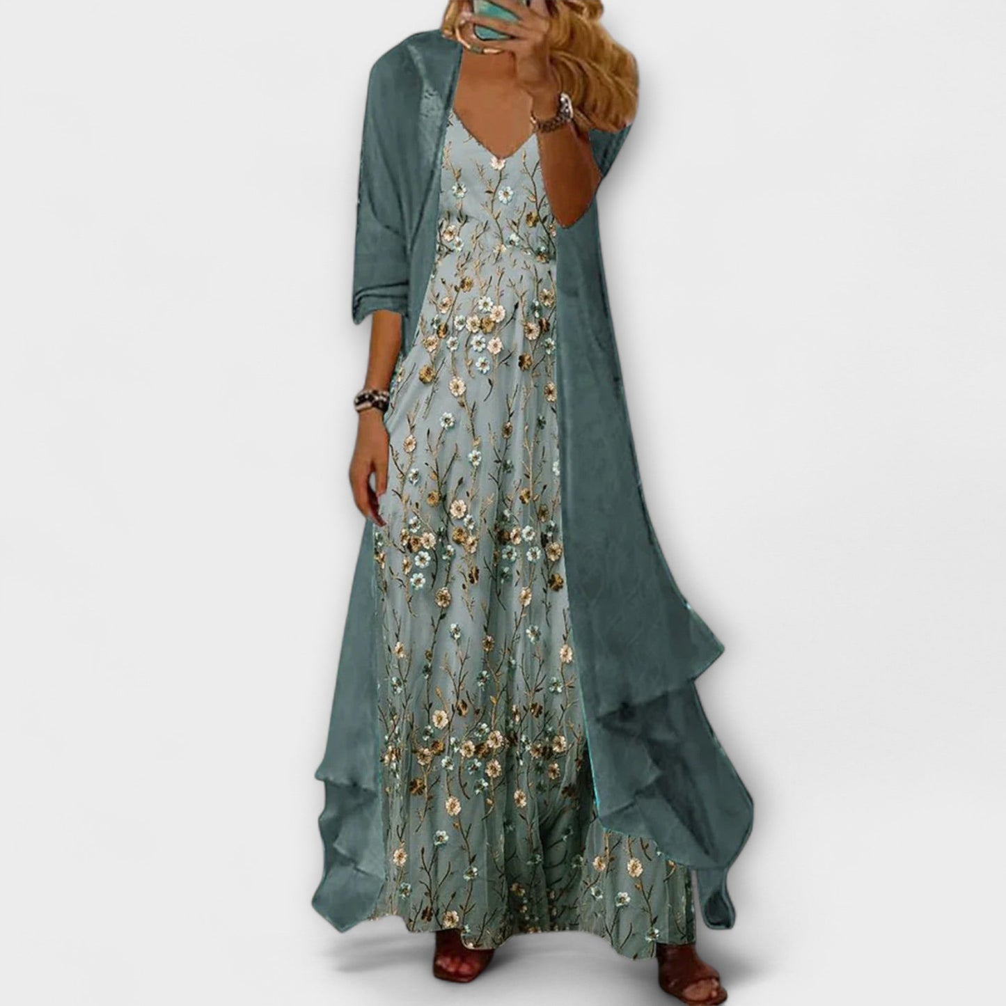 Bryleigh Women's Two Piece Maxi Dress Set