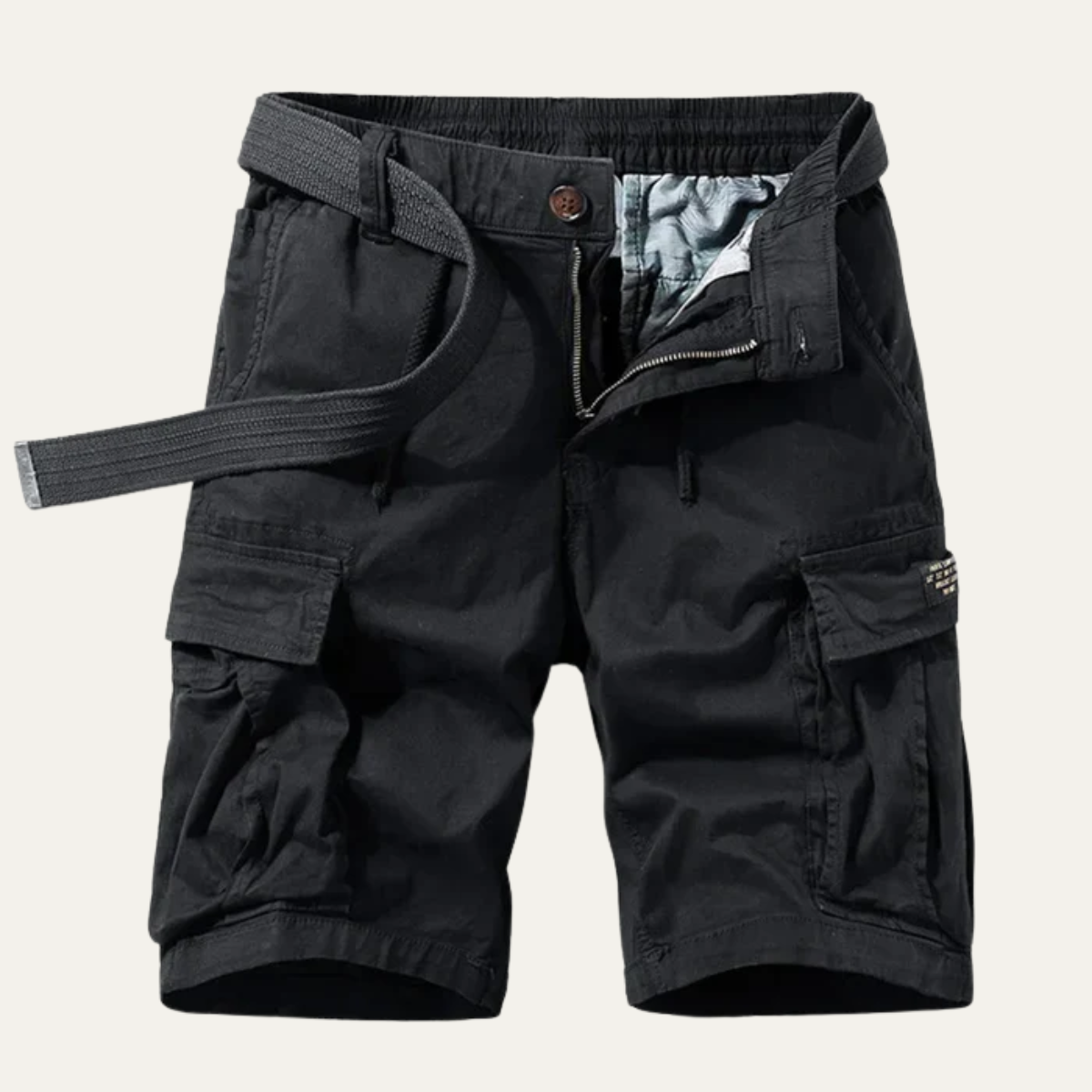 Men's Cargo Shorts Durable Cotton Khaki